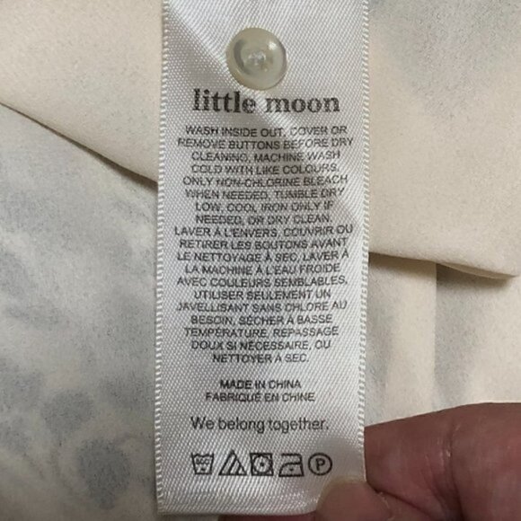 NWOT Little Moon Black & White Florals Print Verbenna Maxi Dress - Picture 8 of 12